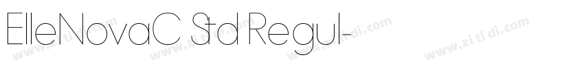 ElleNovaC Std Regul字体转换